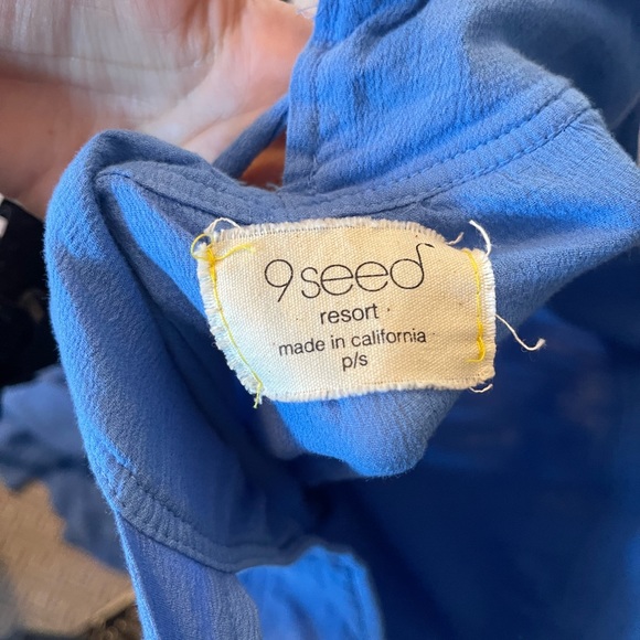 9seed Sayulita dress - size P/S - blue maxi with tie back - Picture 5 of 5